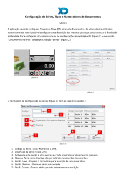 Como configurar Tipos e S&eacute;ries de Documentos
