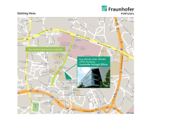 Getting Here - Fraunhofer Portugal