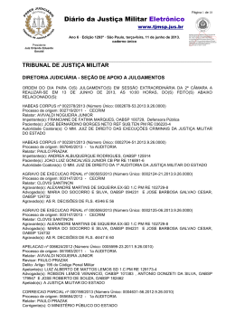Di&aacute;rio da Justi&ccedil;a Militar Eletr&ocirc;nico