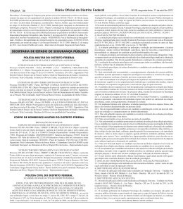 Di&aacute;rio Oficial do Distrito Federal