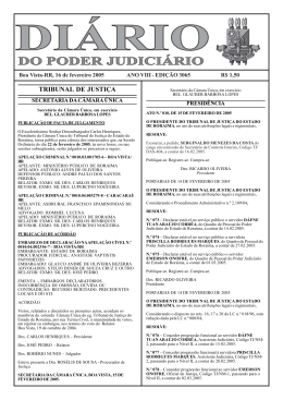 edi&ccedil;&atilde;o 3065.pmd - Di&aacute;rio da Justi&ccedil;a Eletr&ocirc;nico