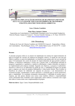 An&aacute;lise da Implanta&ccedil;&atilde;o do Sistema de