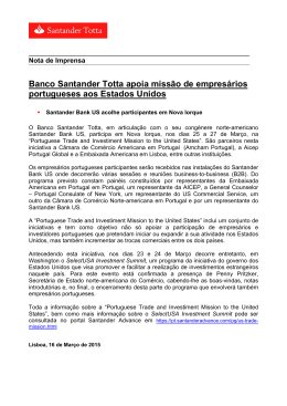 Banco Santander Totta apoia missão de empresários pdf