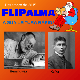APRESENTAÇÃO FLIPALMA DEZEMBRO DE 2015