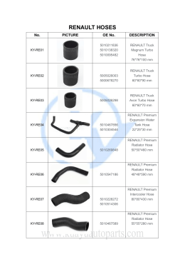 RENAULT HOSES