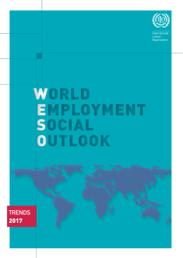 Perspectivas sociales y del empleo en el mundo – Tendencias 2017 - Ingês