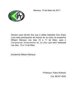 declrara&ccedil;ao de comparecimento