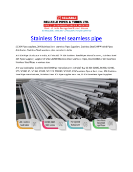 Stainless Steel seamless pipe