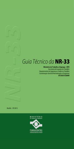 Guia Técnico da NR33