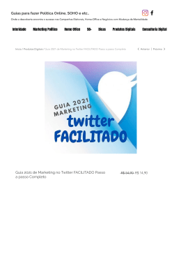 Guia 2021 de Marketing no Twitter FACILITADO Passo a passo Completo   Cursos On-Line EaD