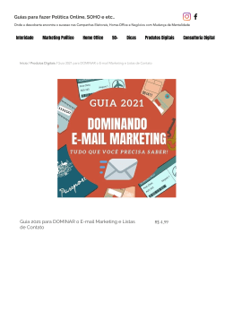 Guia 2021 para DOMINAR o E-mail Marketing e Listas de Contato   Cursos On-Line EaD