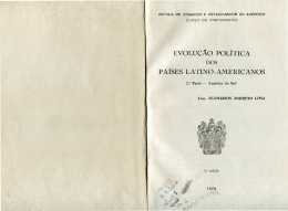 Evolução Política dos Países Latino-Americanos--1970 Gen. Flamarion Barreto Lima
