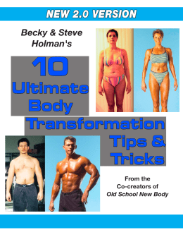 Old School New Body by Steve & Becky Holman PDF EBook Download
