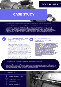 Case Study - liquid color pumping