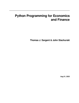 quantecon-python-programming